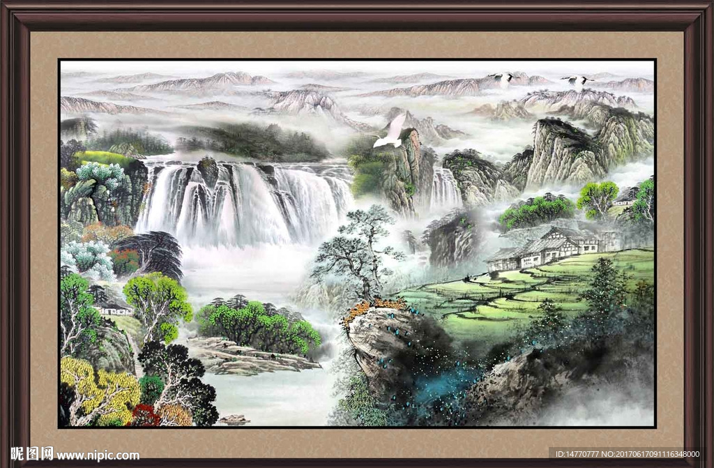 山水国画