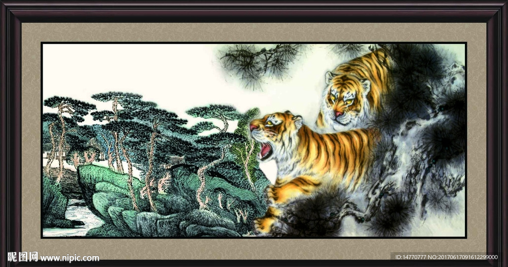国画老虎图
