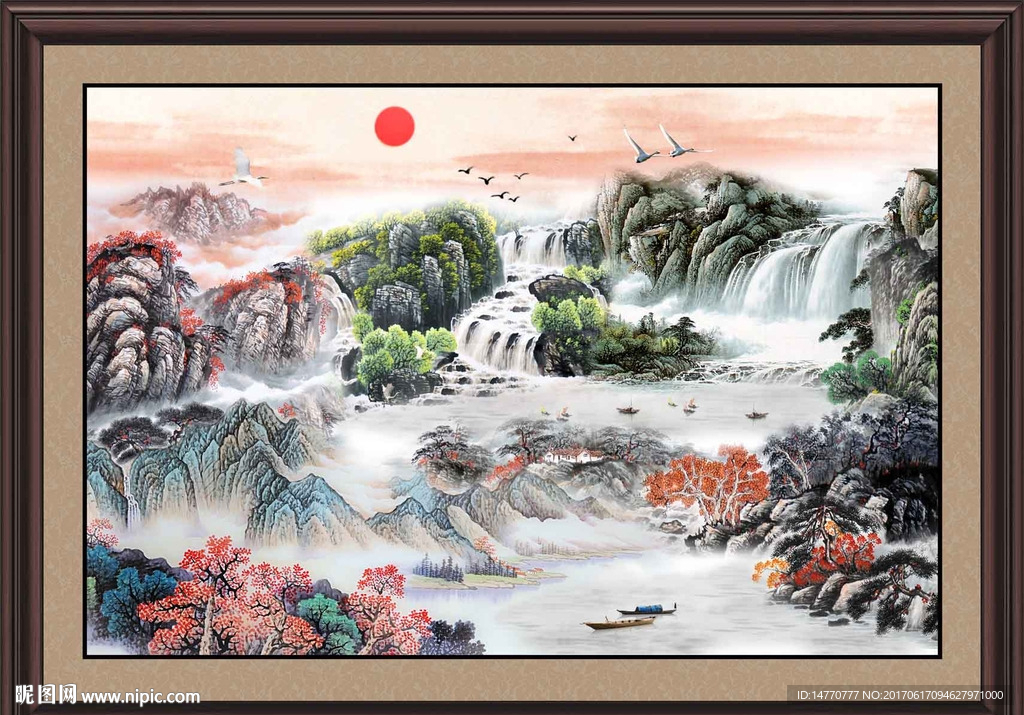 山水国画