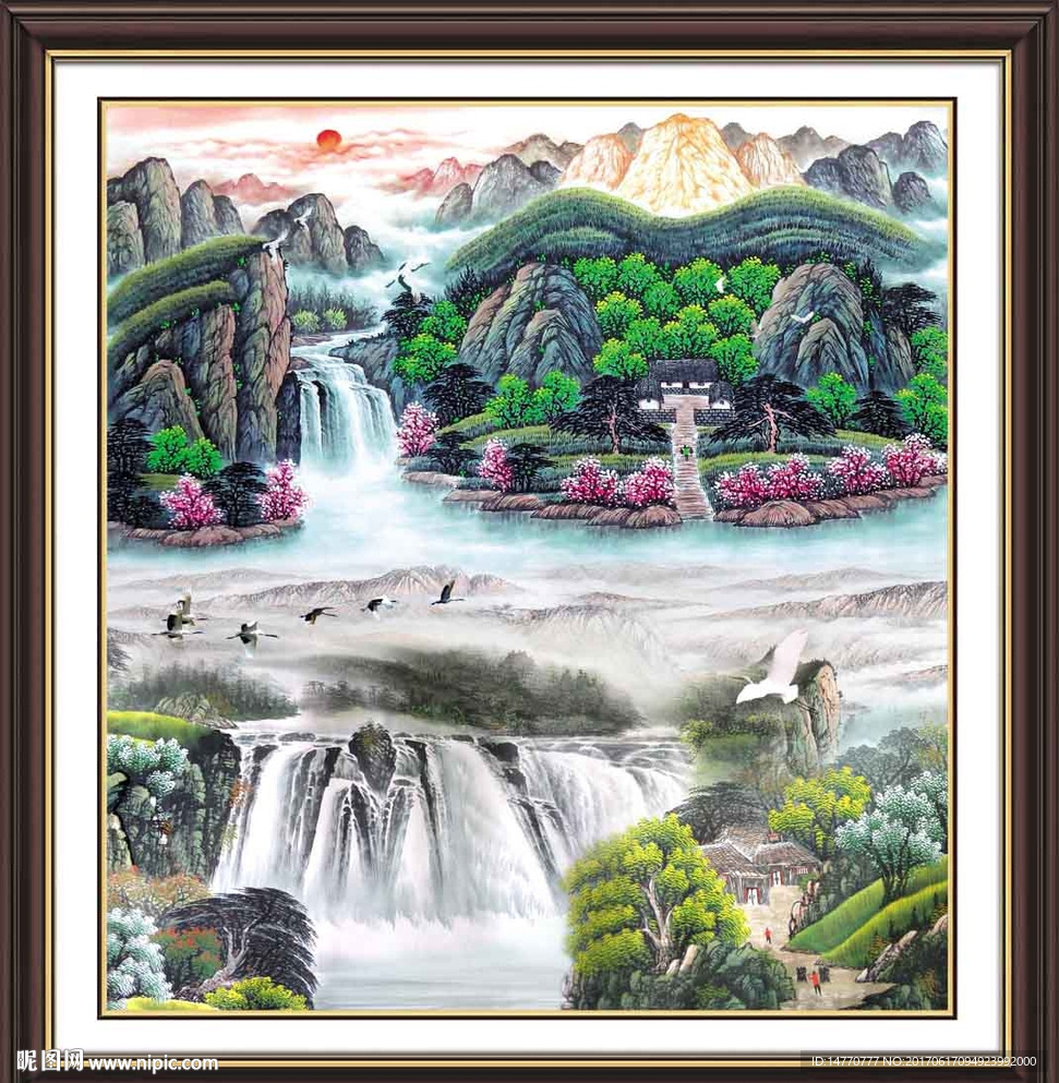 山水国画