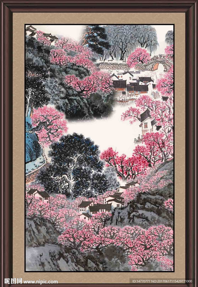 巨幅山水画