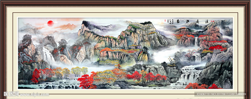 国画山水