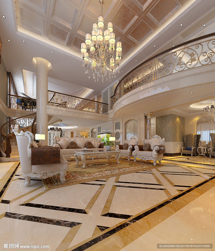 一层客厅效果图