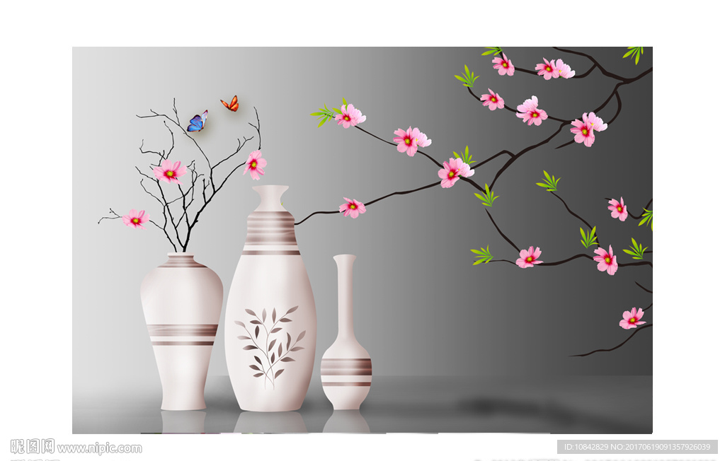 花卉无框画图片