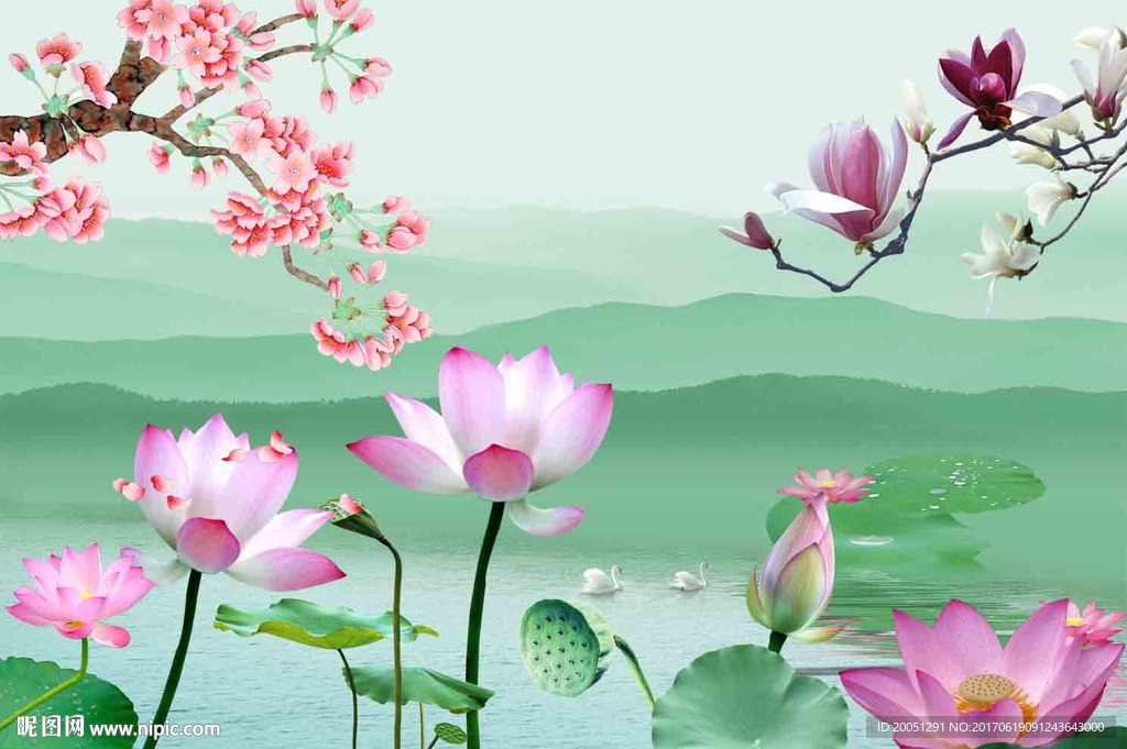 中式背景墙
