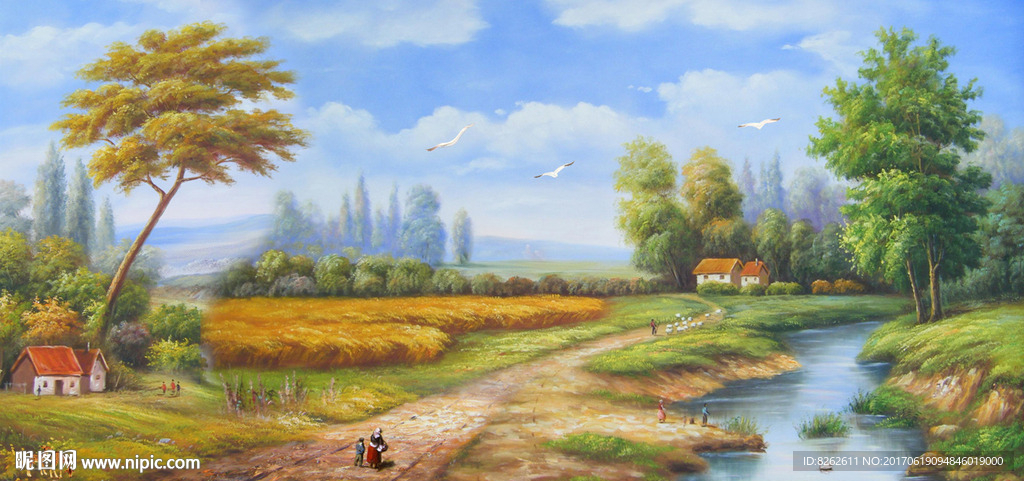 油画风景