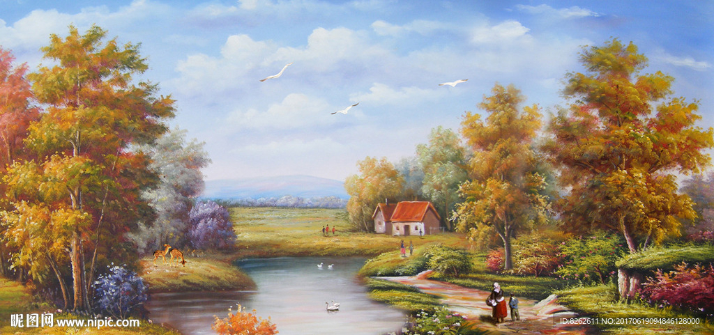 油画风景