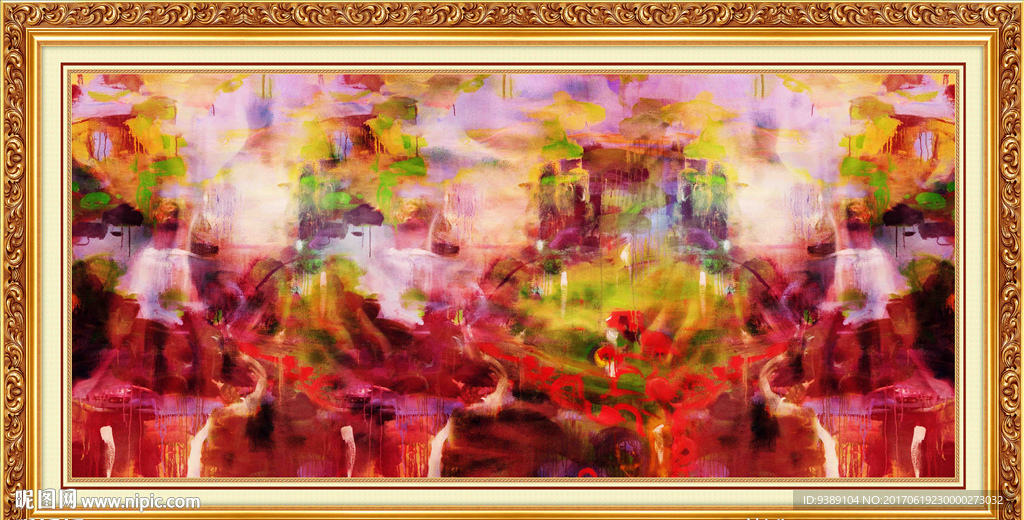 抽象油画