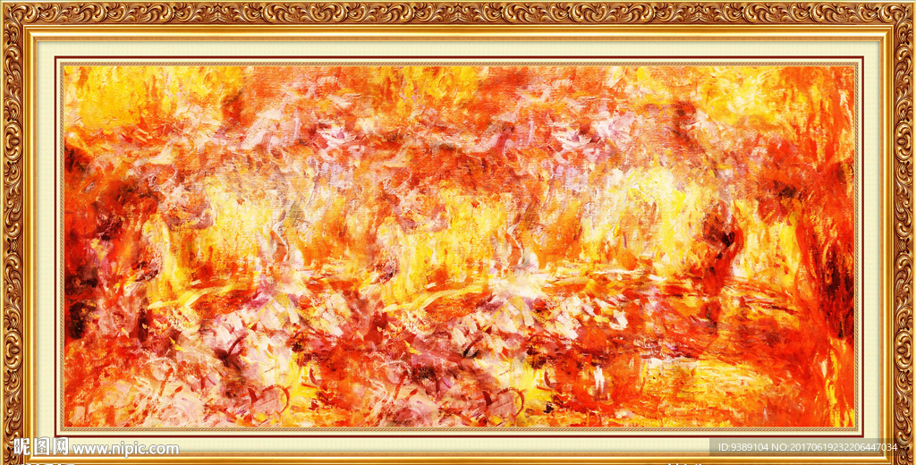 抽象油画