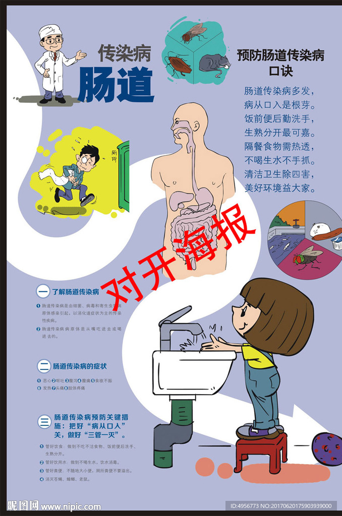 肠道传染病海报