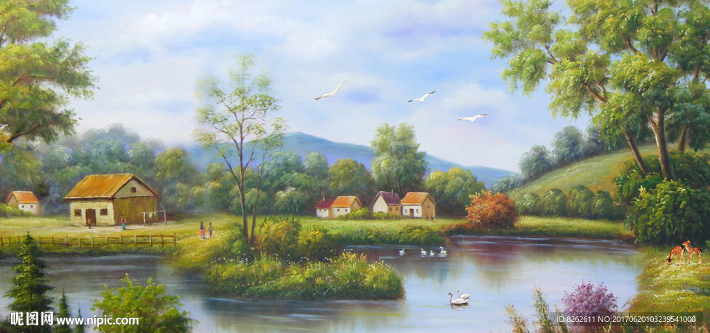 油画风景