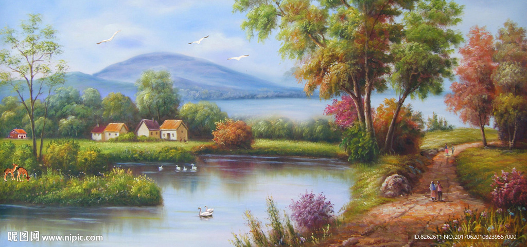 油画风景
