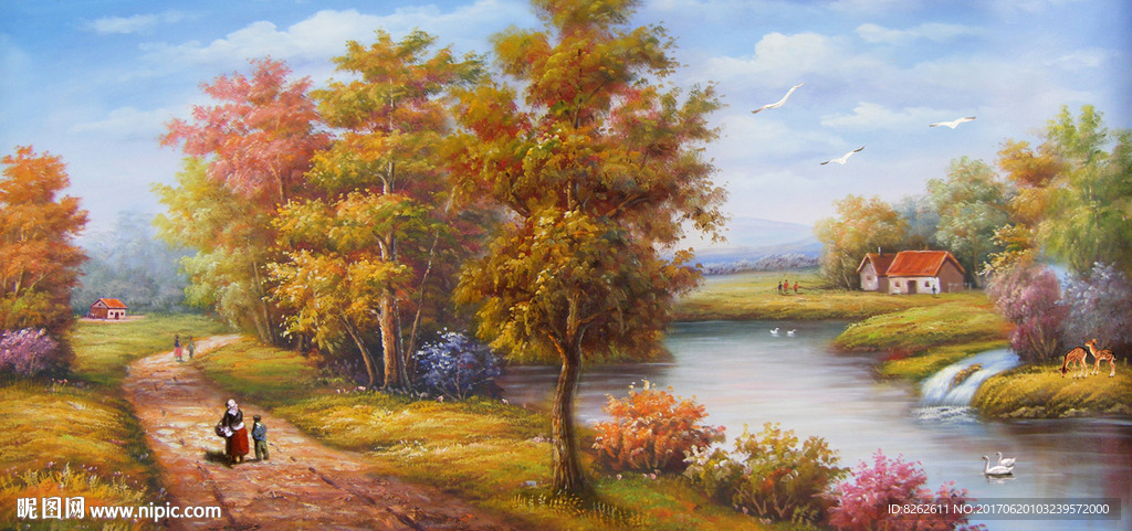 油画风景