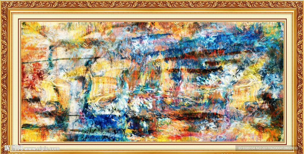 抽象油画