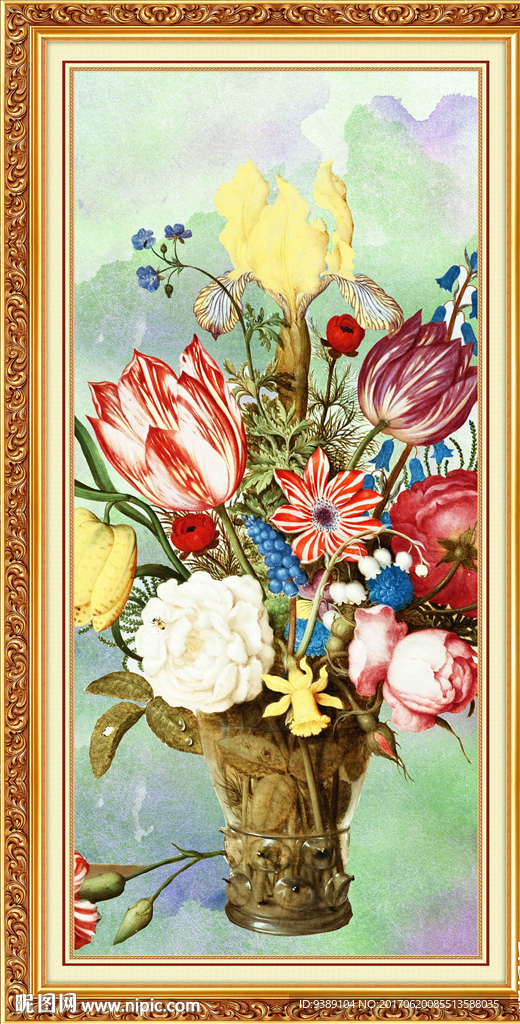 花卉油画