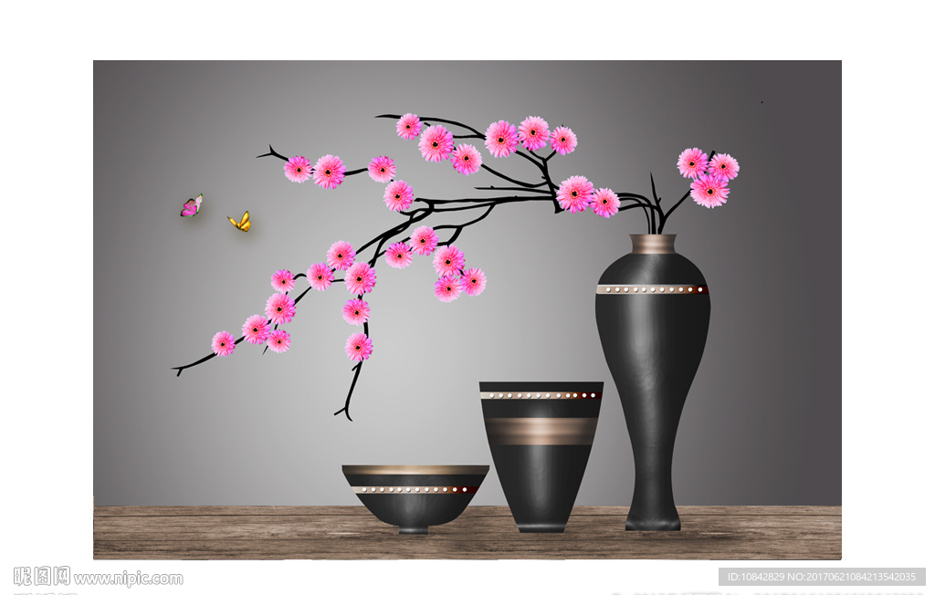 花卉无框画图片