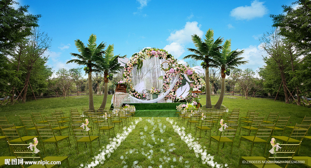 草坪婚礼设计