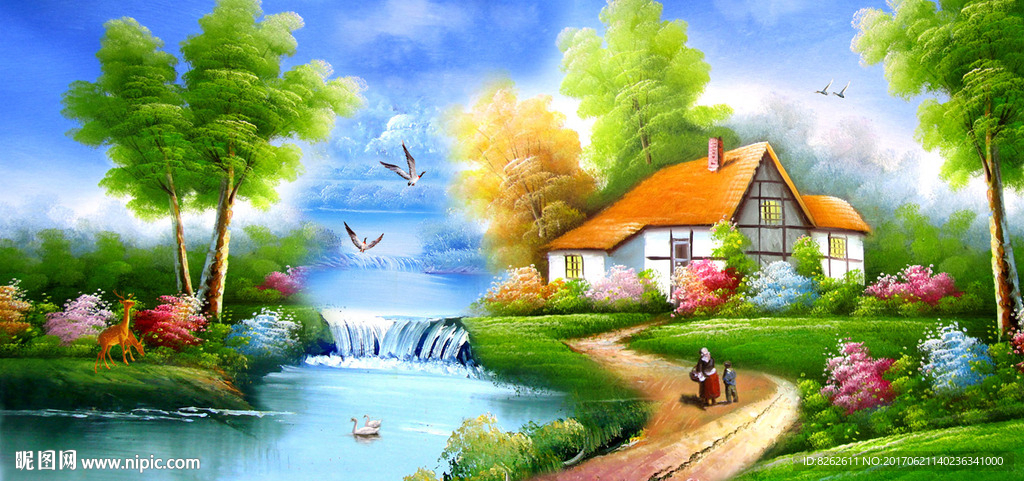 油画风景