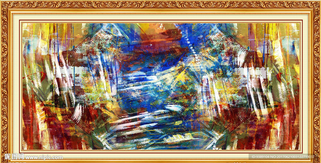 抽象油画