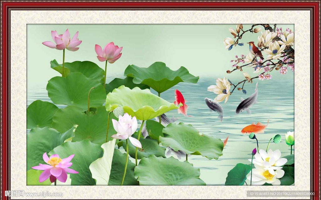 荷花图