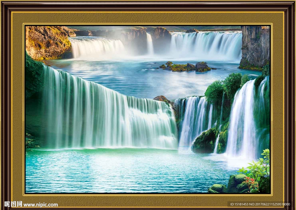 山水风景 财源滚滚