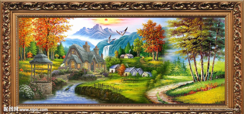 油画风景