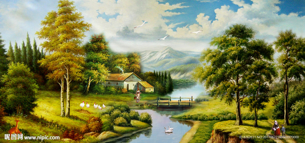 油画风景