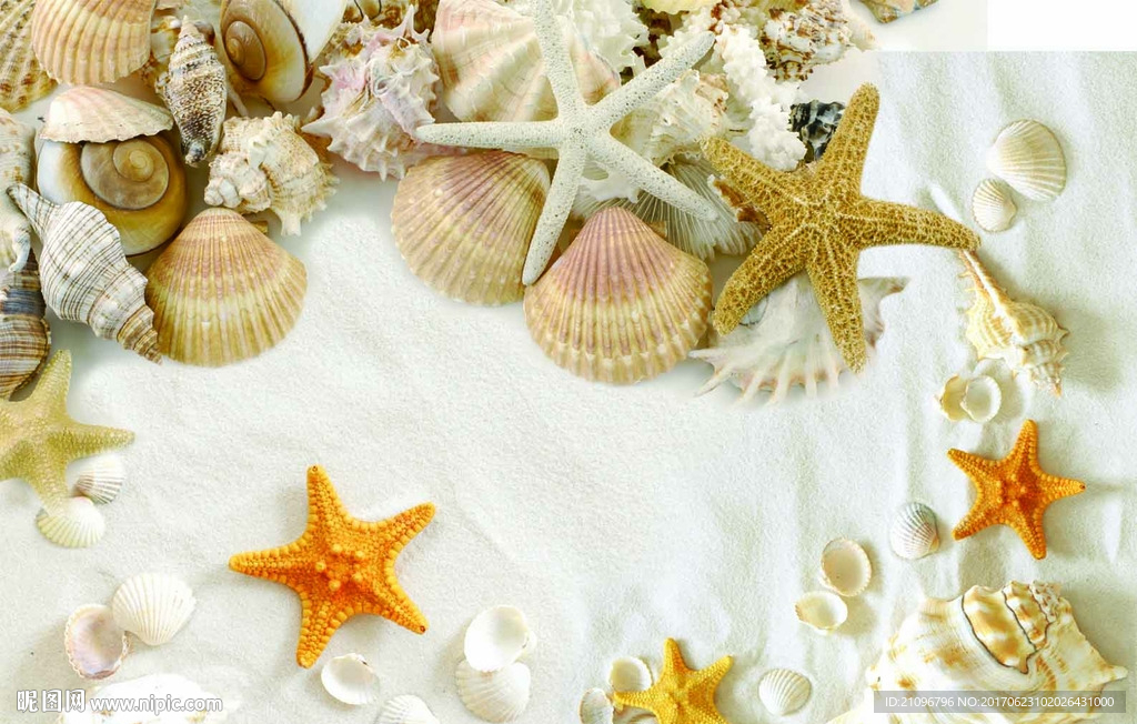 海洋星背景墙