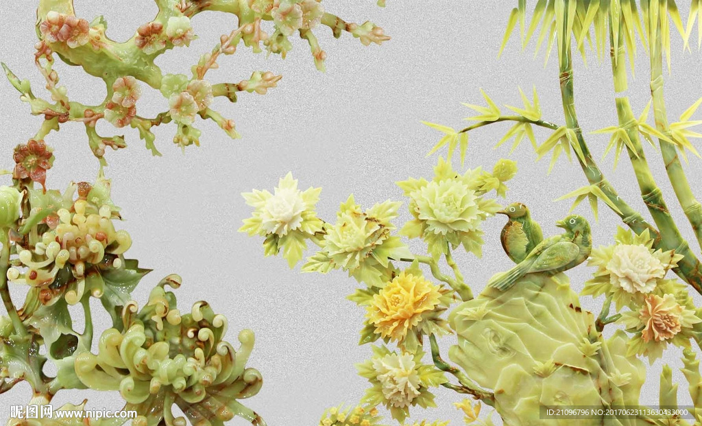 玉雕背景墙