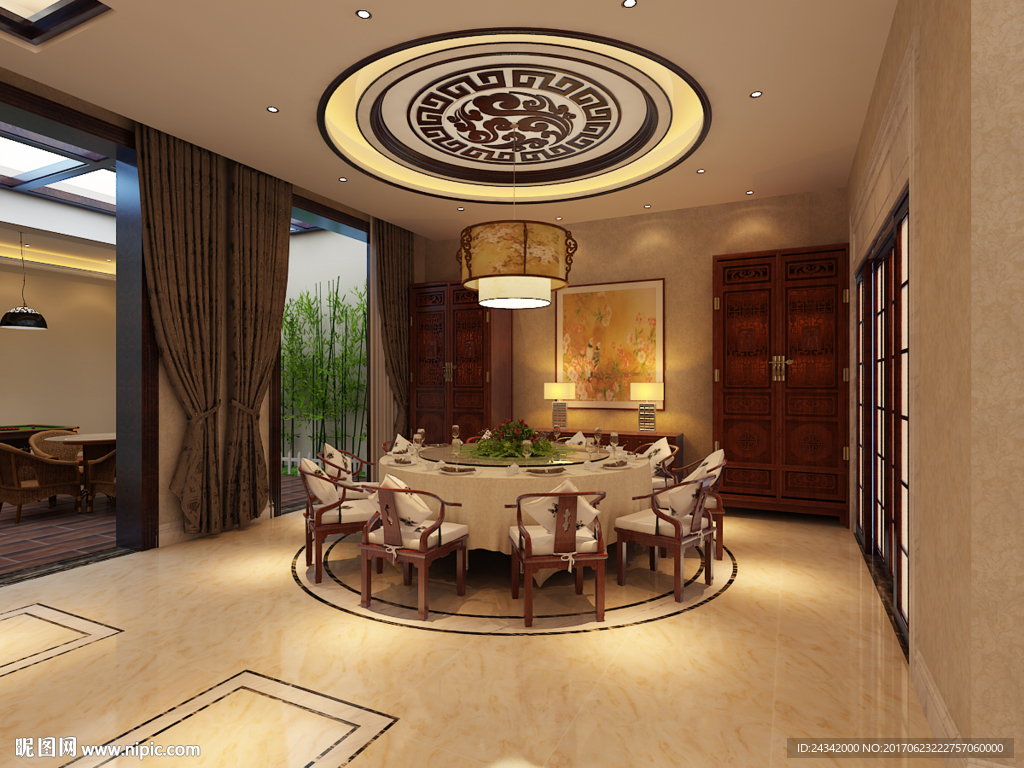 地下室餐厅效果图