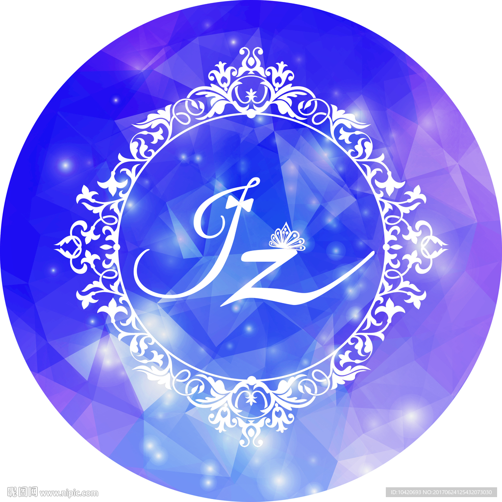 婚礼圆形舞台logo