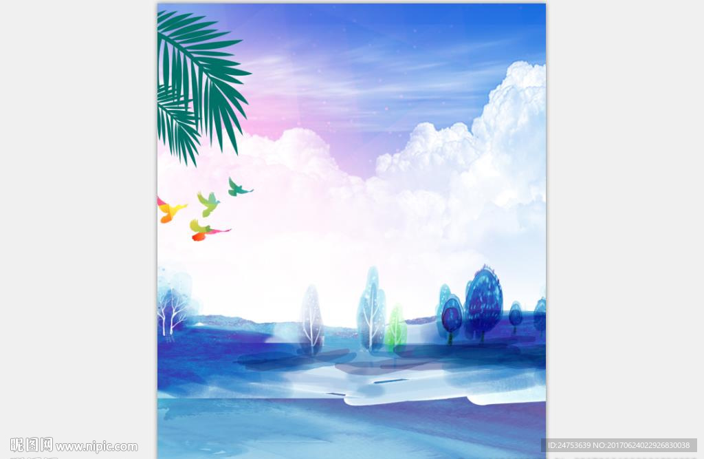 大气恢弘天空背景