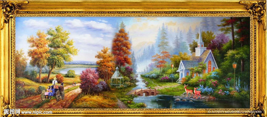 油画风景