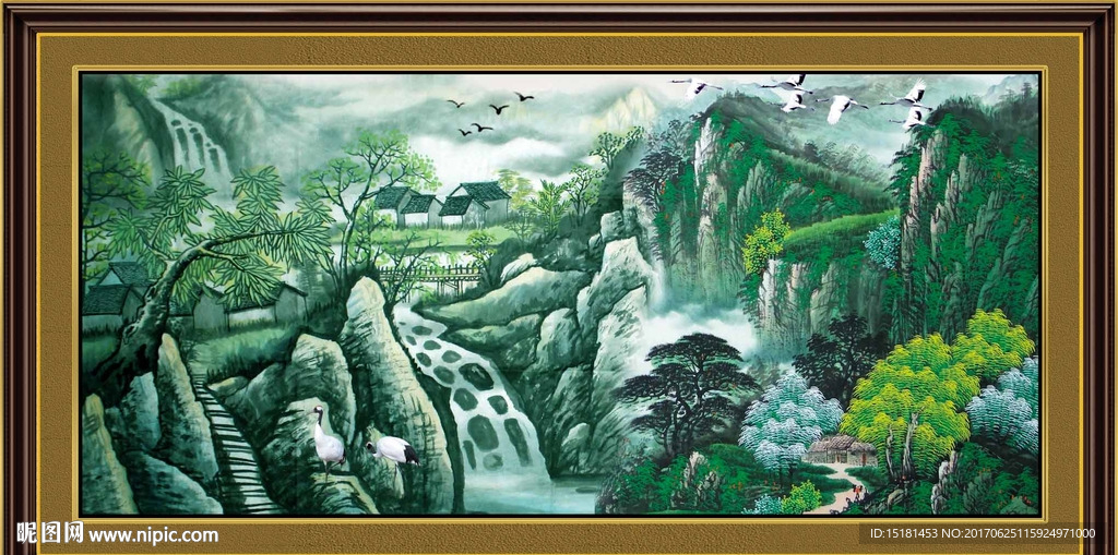 国画山水