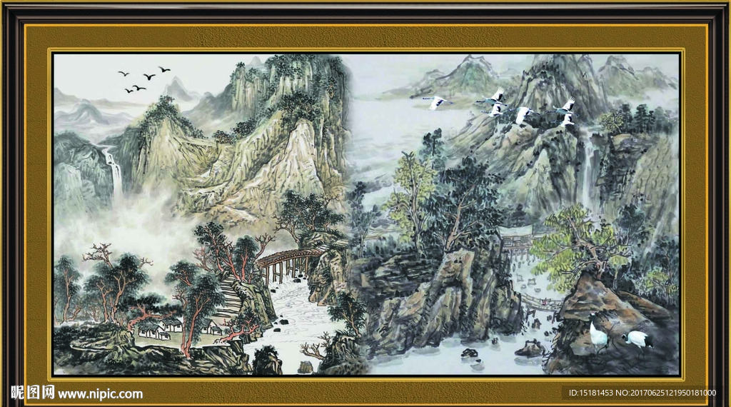 水墨国画