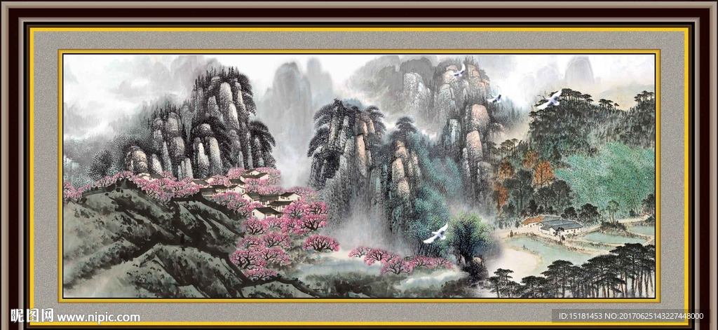 国画江山