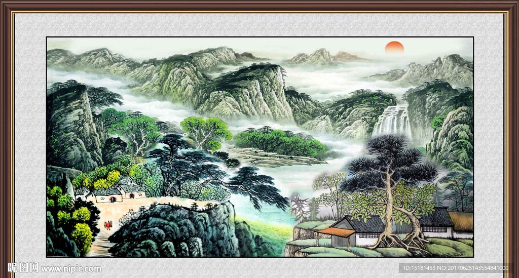 国画山水