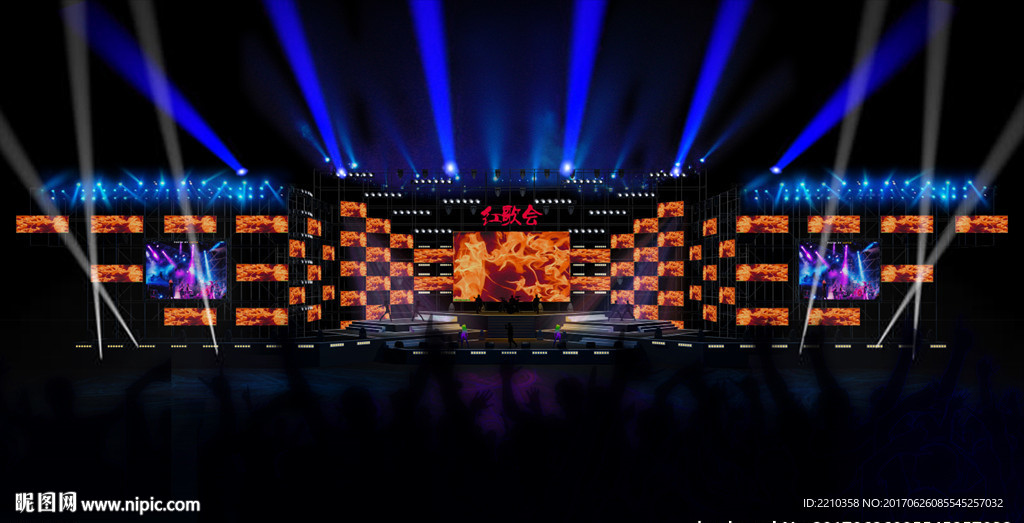 室外演唱会舞台