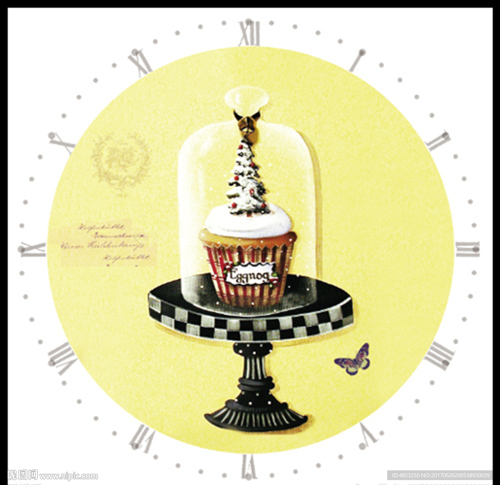 蛋糕  钟表设计