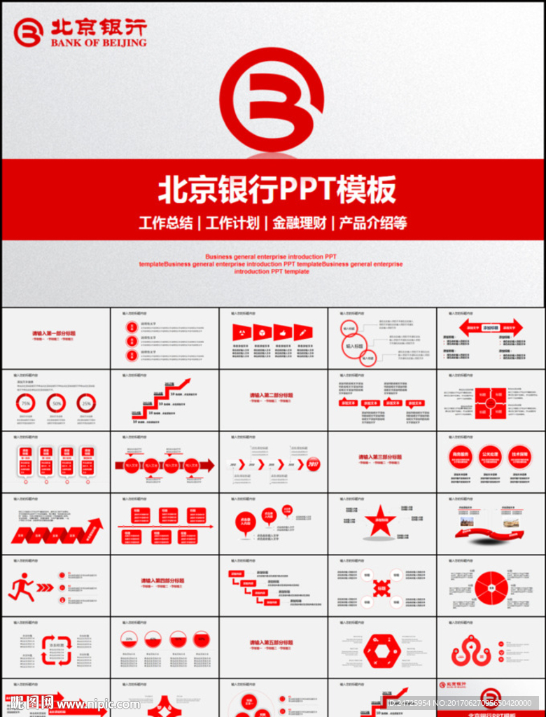 北京银行金融理财工作报告PPT
