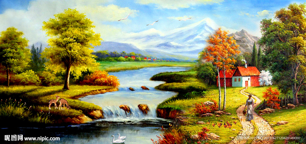 油画风景