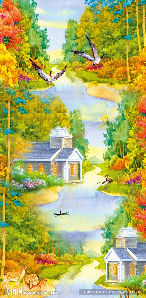 油画风景