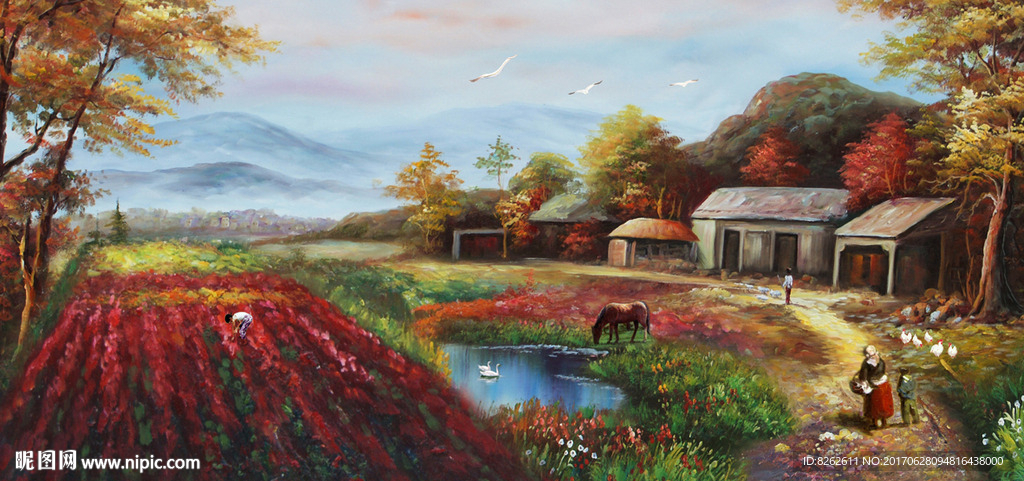油画风景