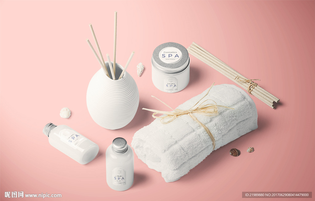 美容业素材VI样机