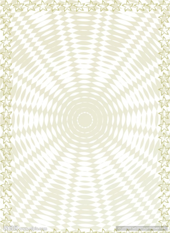 沙褐色 加盟证书纹