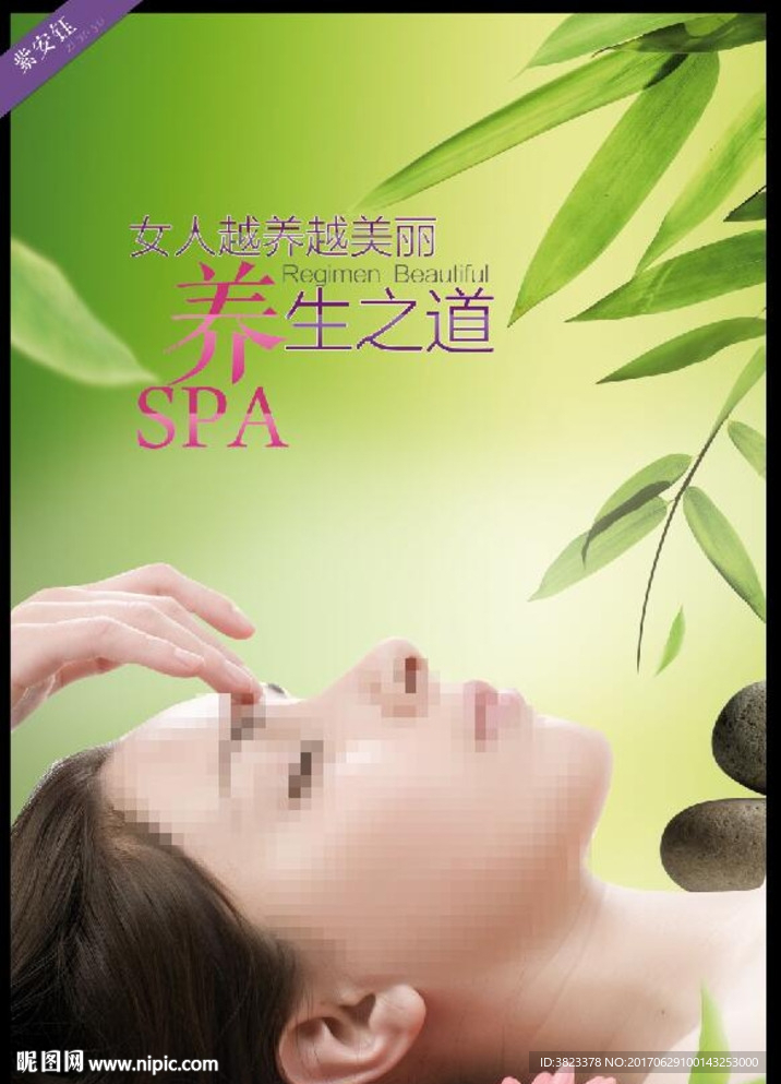 美容养生 养生美容 SPA广告