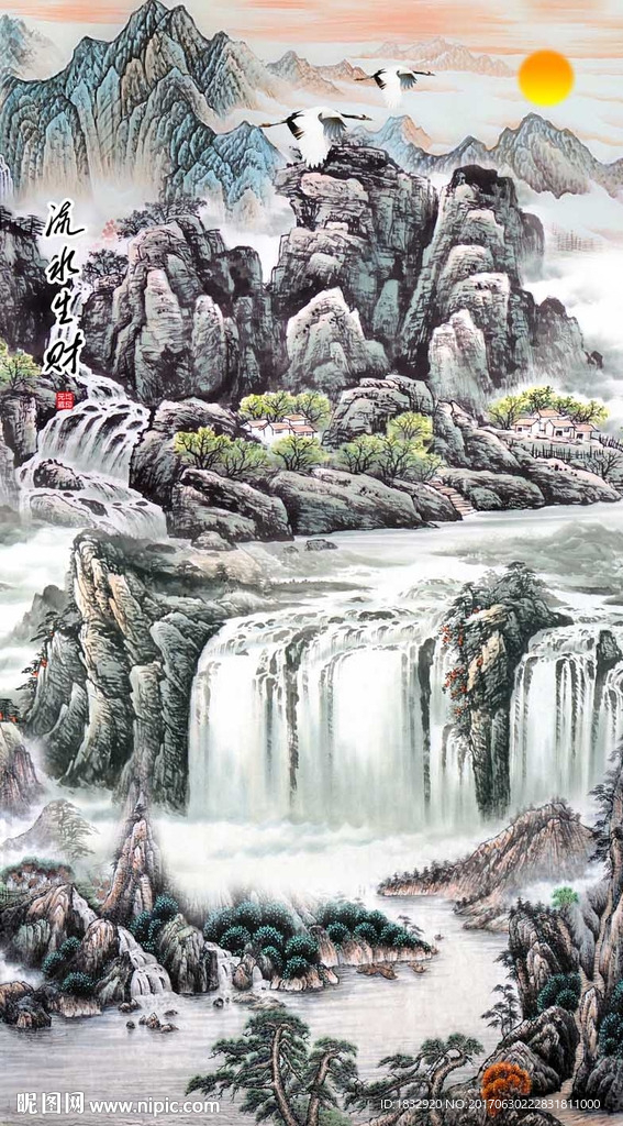 国画水墨画