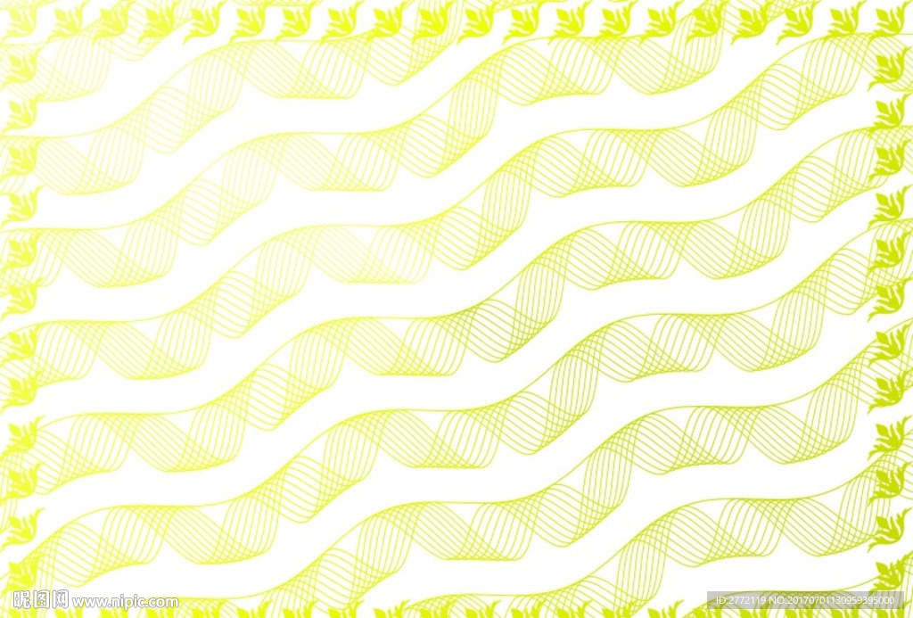 黄金版式 经销证书纹