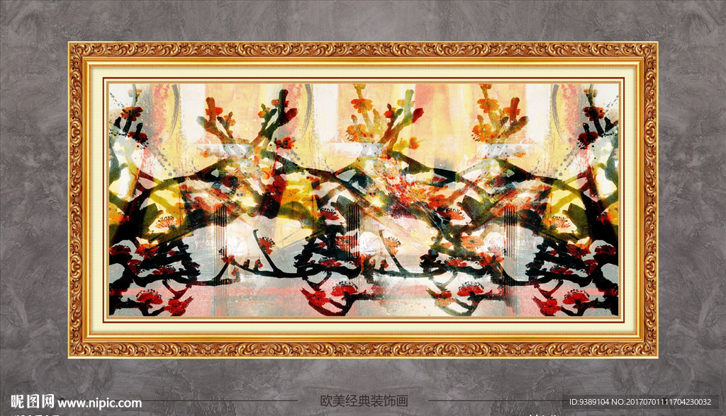 抽象油画