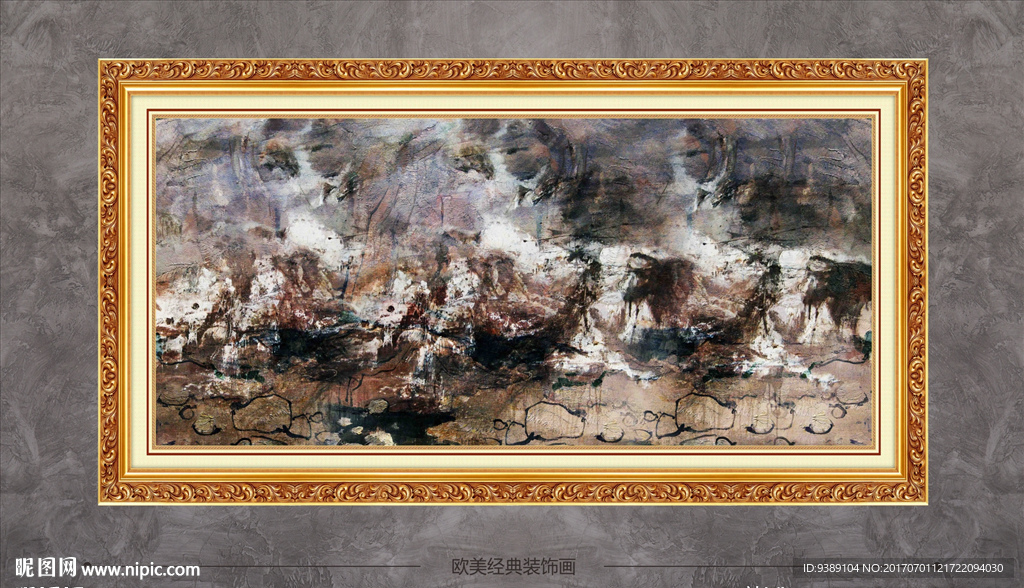 抽象油画
